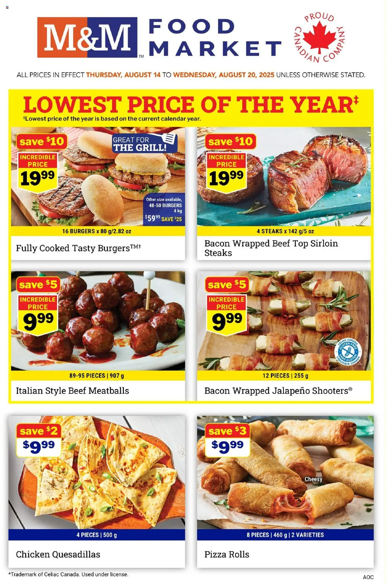 M&M Food Market flyer valid from Aug 14, 2025 - page number 1