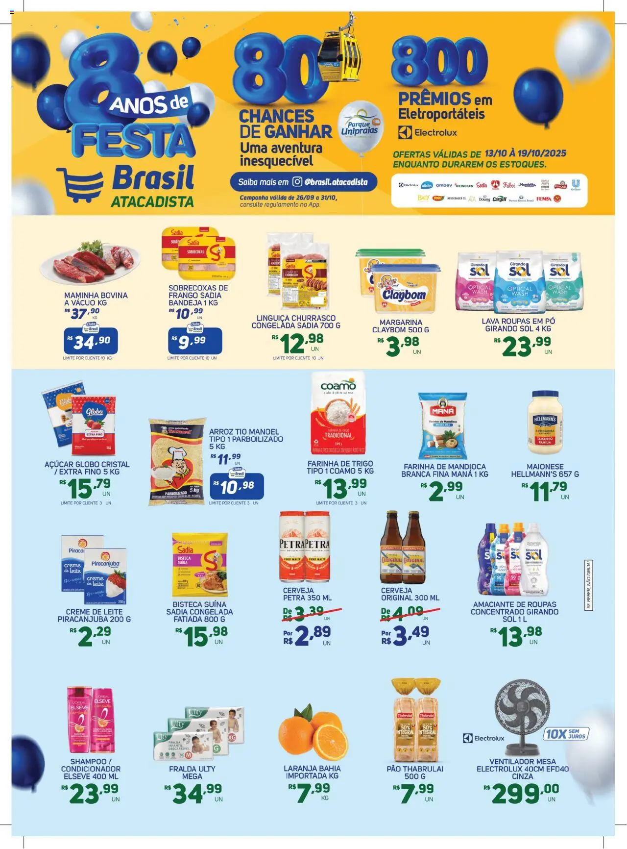Brasil Atacadista folheto "Ofertas da semana" válido a partir de 13/10/2025 - número de página 1