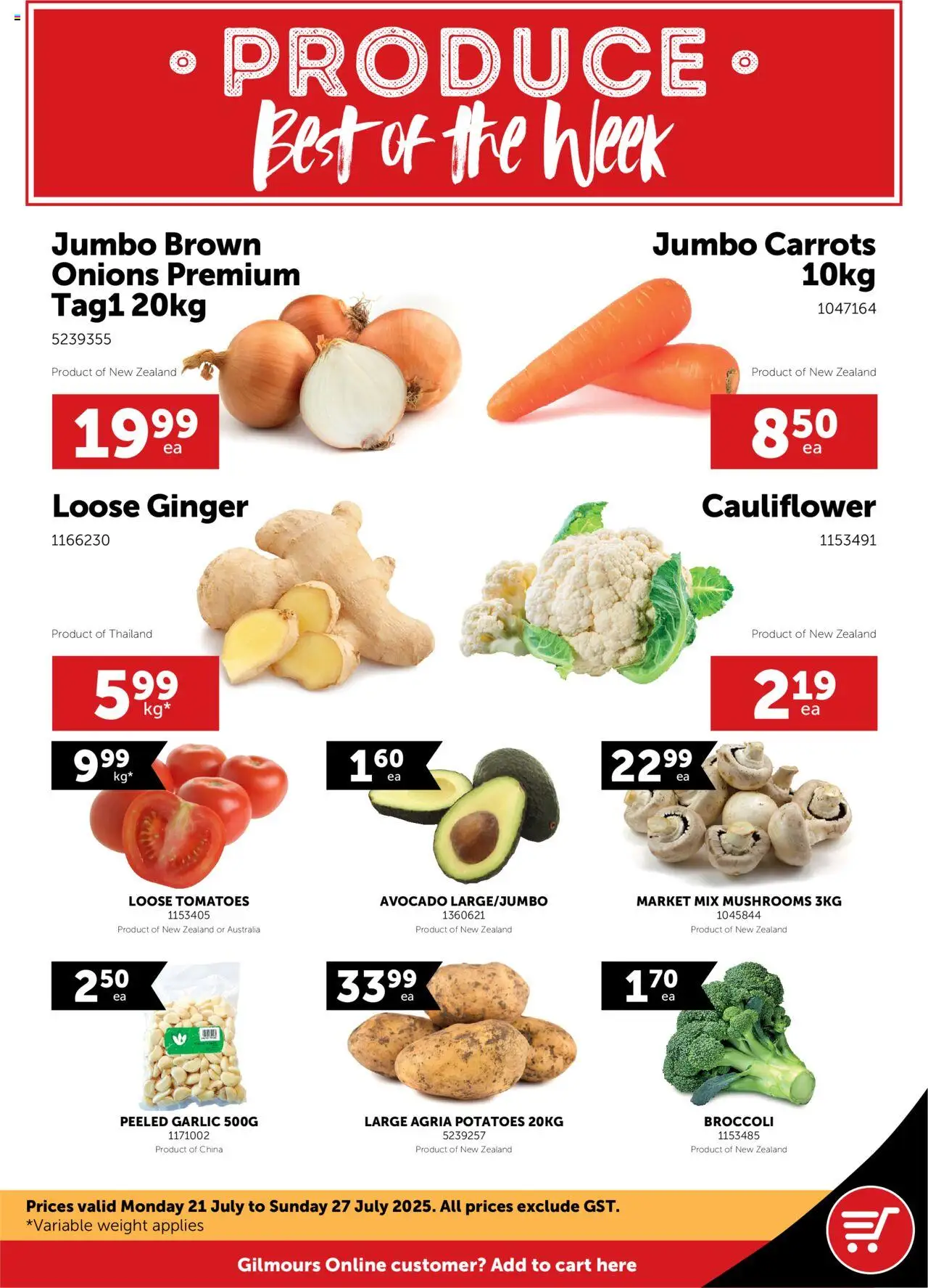 Catalogue Gilmours catalogue valid from 21 Jul 2025 - page 1