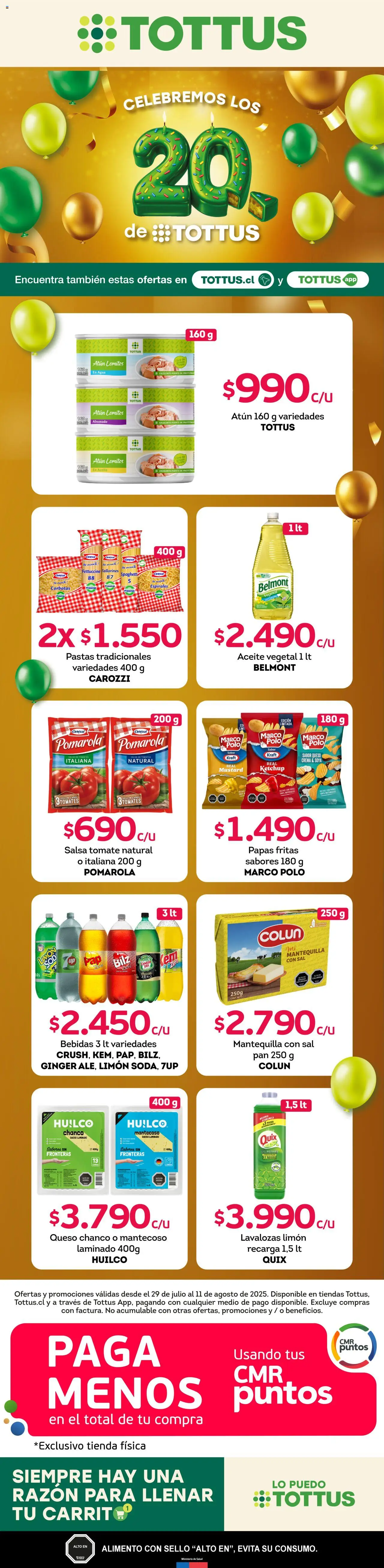 Tottus Ofertas > válido desde 28.07.2025 > número de página 1