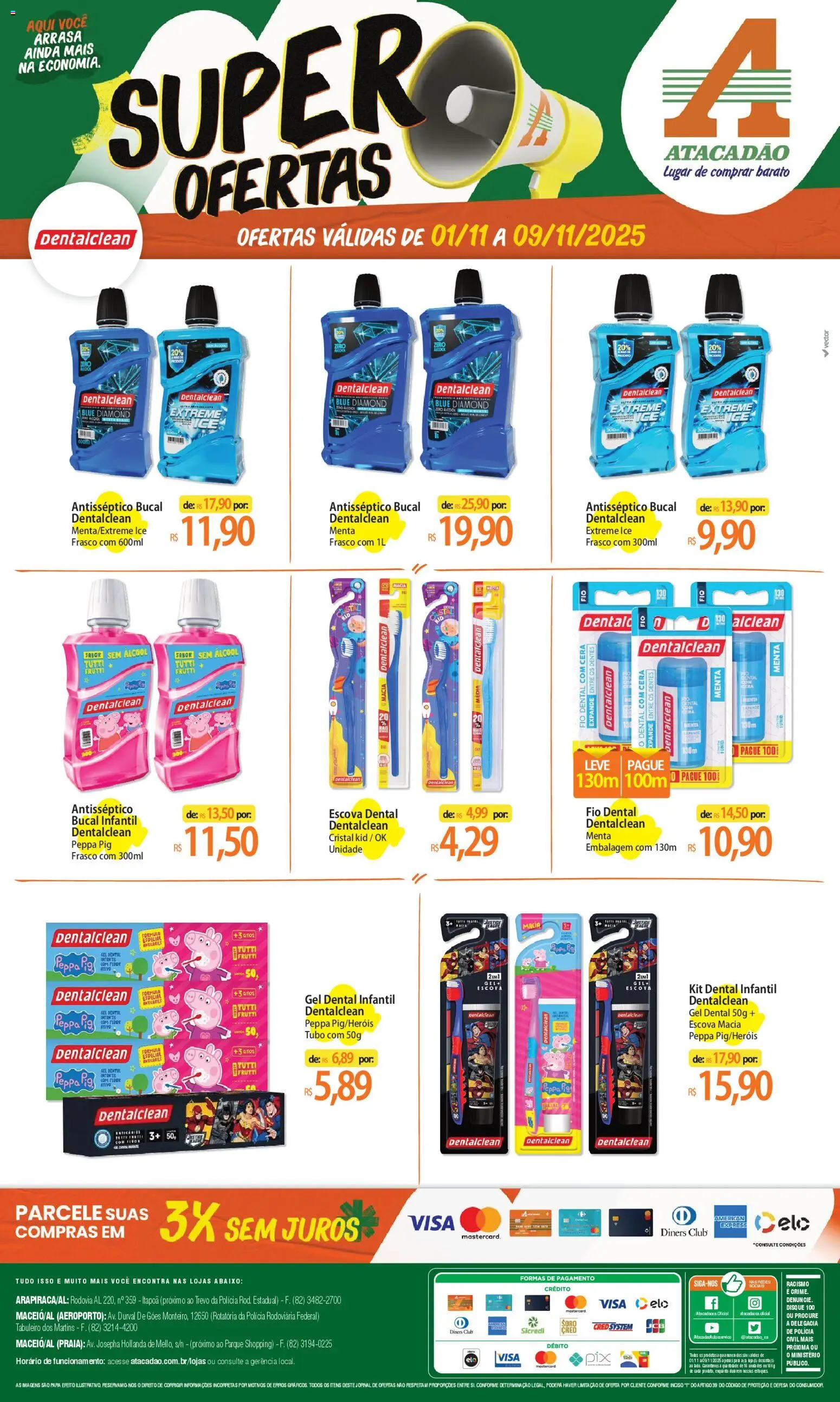 Pré-Visualização do folheto "Ofertas - AL" da loja Atacadão válido a partir de 01/11/2025