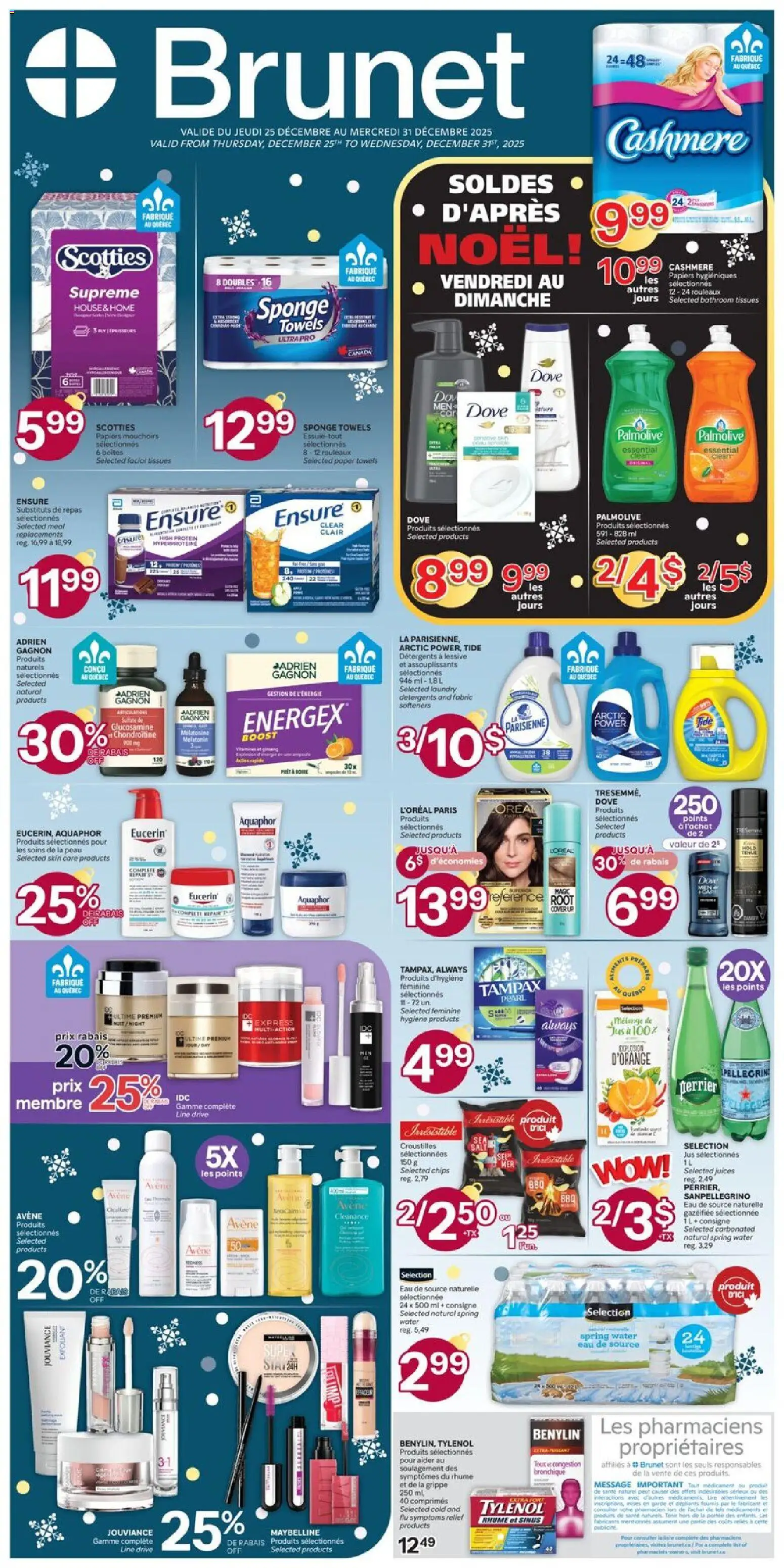 Preview of leaflet Weekly flyer / circulaire from shop Brunet is valid from Dec 25, 2025