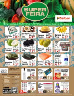 Pré-Visualização do folheto "Ofertas Super Feira" da loja Supermercado Dalben válido a partir de 10/11/2025 | Página: 1