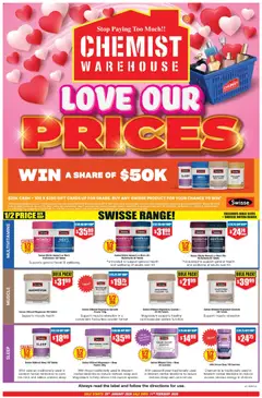 Preview of catalogue Catalogue from shop Chemist Warehouse valid 29/01/2026