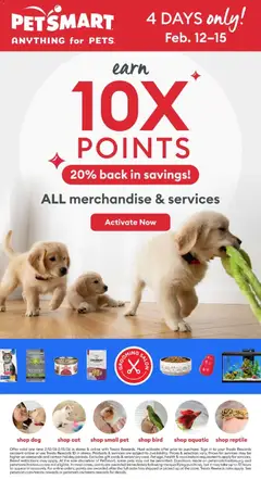 Un aperçu du dépliant Weekend Flyer du magasin Petsmart est valide à partir 12 févr. 2026