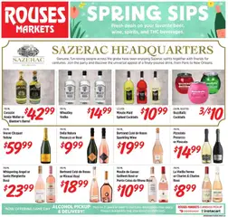 Ad Preview of Rouses Rouses Monthly Alcohol Flyer from 03/29/2026