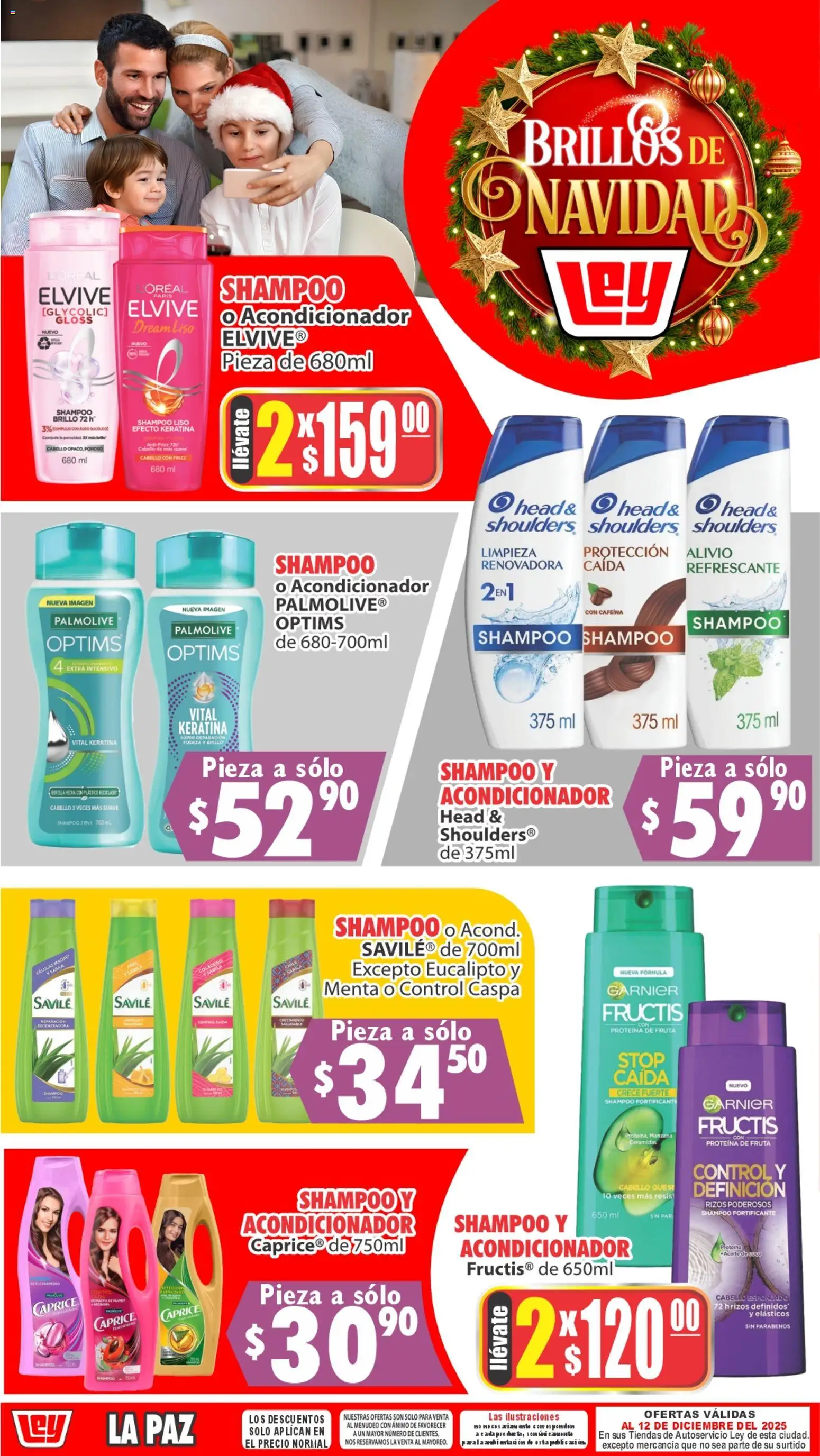 Vista previa las ofertas de la tienda Casa Ley - Folleto La Paz shampoo desde el 06/12/2025 