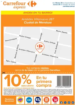 Vista previa del folleto de la tienda Carrefour válido desde el 30/09/2025 