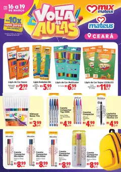 Pré-Visualização do folheto "Mateus ofertas Saldão Volta as Aulas" da loja Mateus válido a partir de 16/03/2026