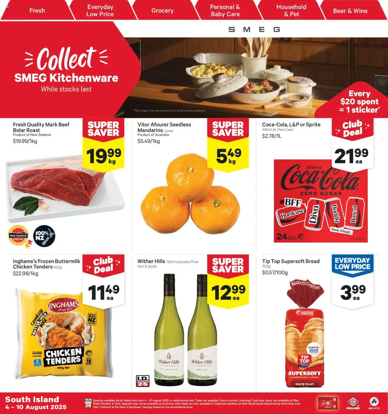 Catalogue New World catalogue valid from 4 Aug 2025 - page 1