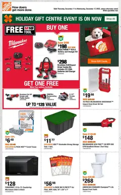 Preview of leaflet Weekly flyer / circulaire from shop Home Depot is valid from Dec 11, 2025