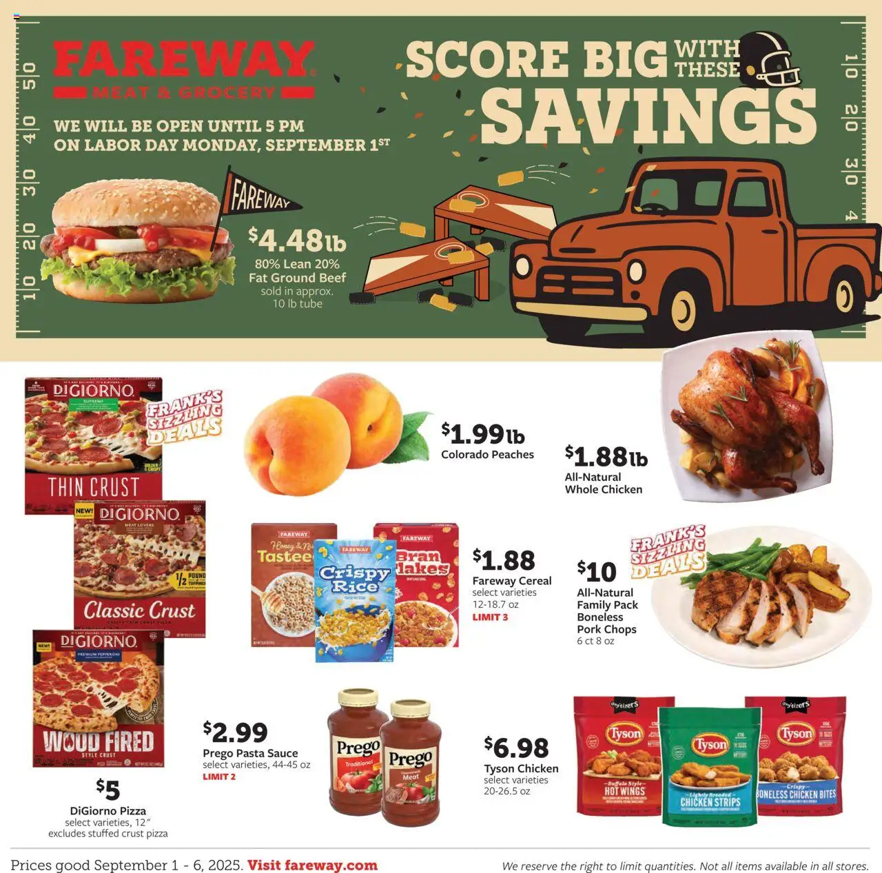 Fareway Weekly Ad from 09/01/2025 - Flyer - Page number 1