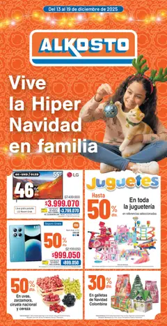  Vista previa del prospecto Catálogo del almacen Alkosto válida del 13/12/2025 al 19/12/2025