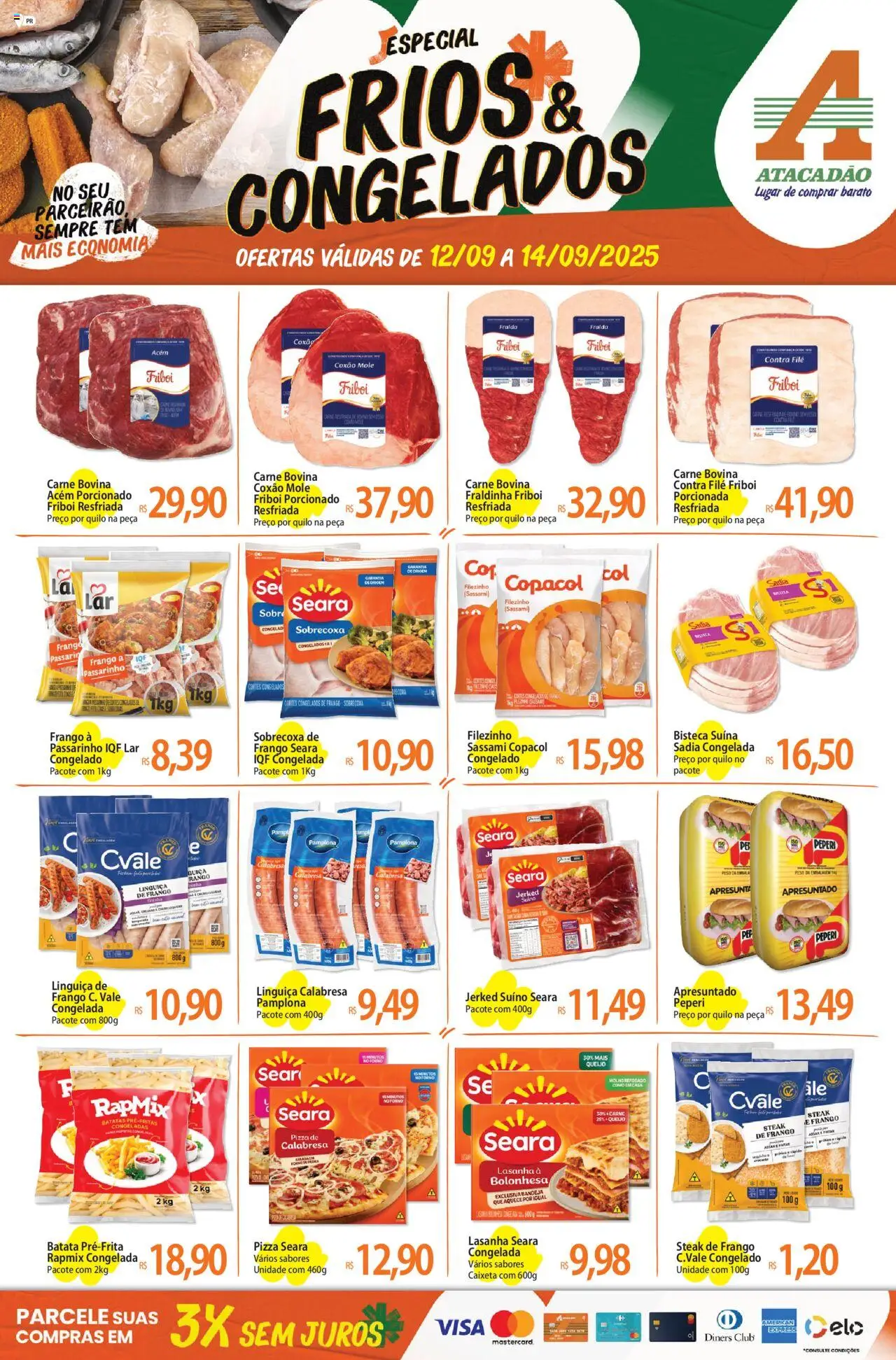 Atacadão folheto "Ofertas - PR" válido a partir de 12/09/2025 - número de página 1