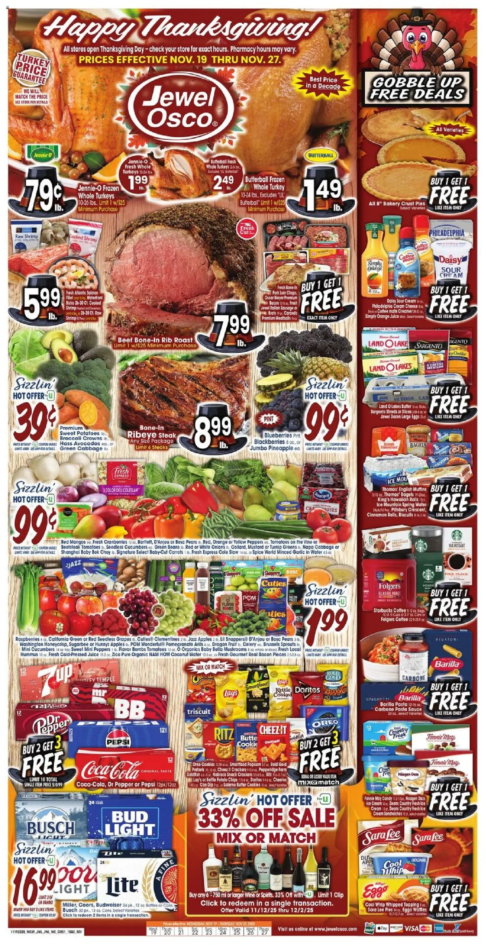 Ad Preview of Jewel Osco Weekly Ad - IL from 11/19/2025