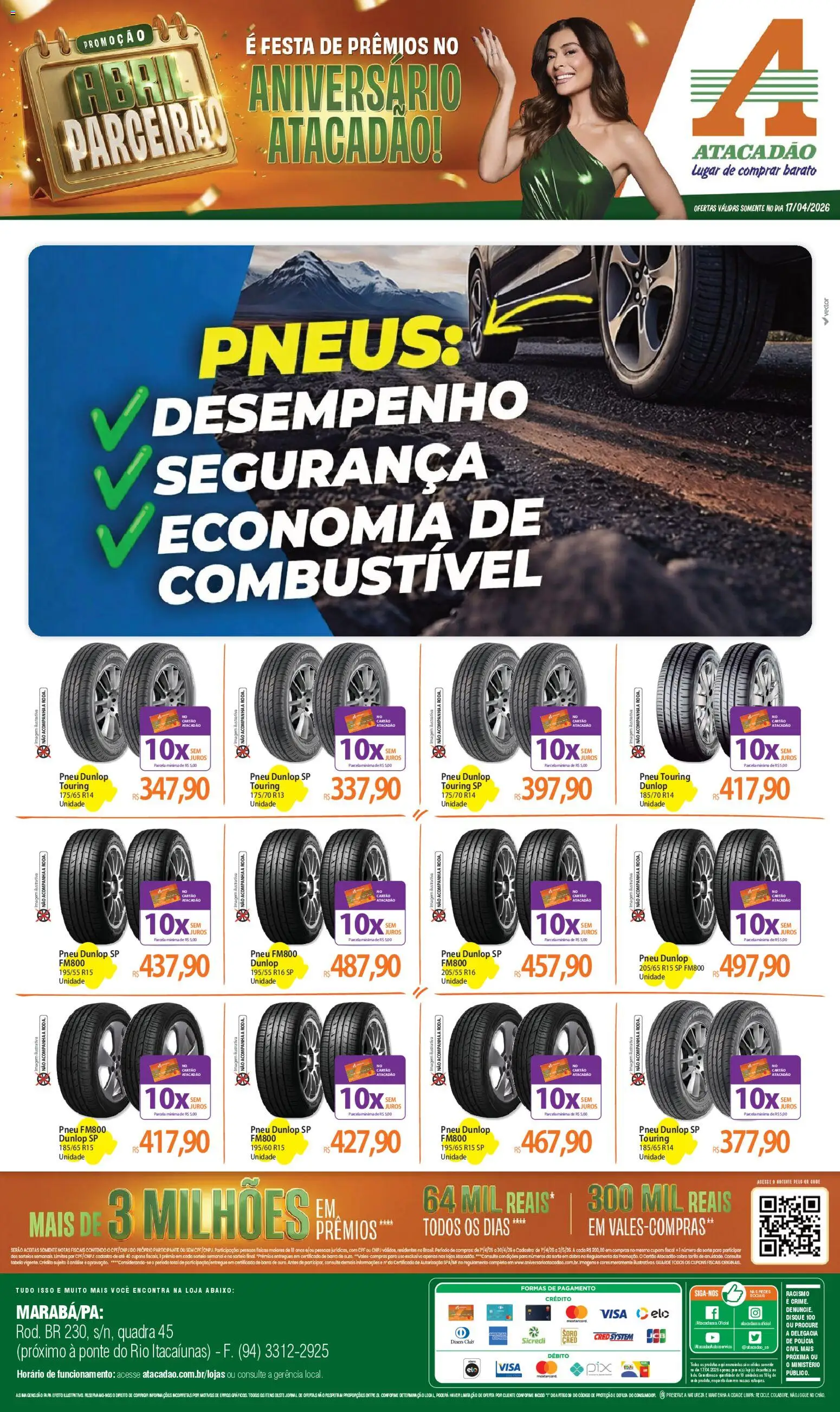 Pré-Visualização do folheto "Atacadão ofertas - PA" da loja Atacadão válido a partir de 17/04/2026