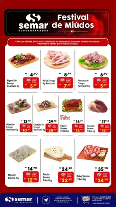 Pré-Visualização do folheto "Ofertas Festival de Miúdos" da loja Semar Supermercado válido a partir de 15/09/2025