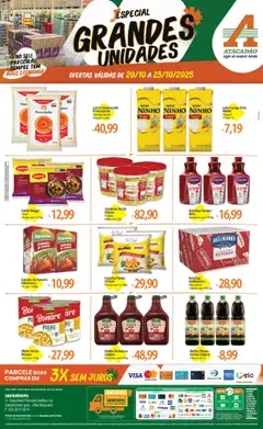 Pré-Visualização do folheto "Ofertas - PA" da loja Atacadão válido a partir de 20/10/2025