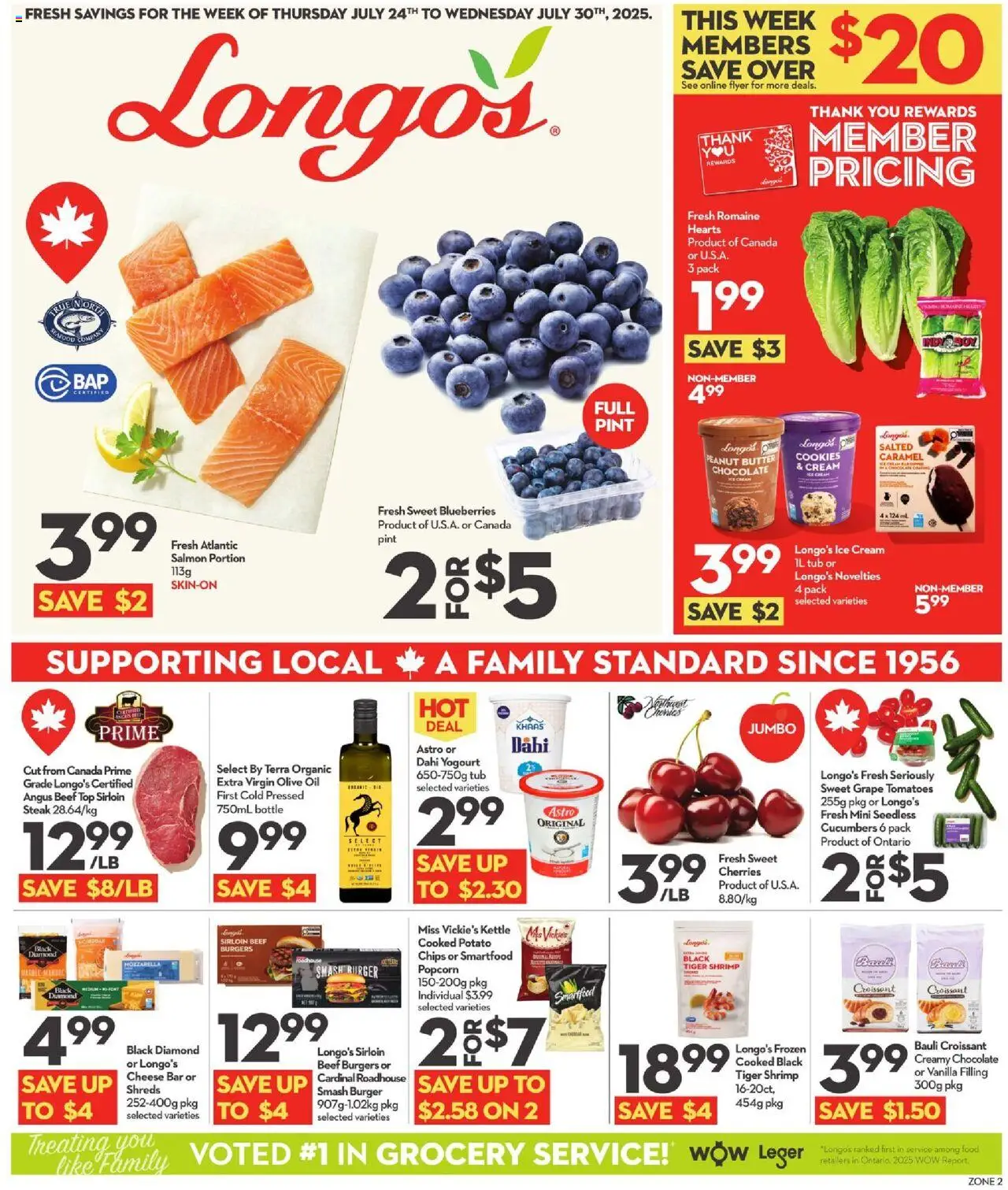Longo's flyer valid from Jul 24, 2025 - page number 1