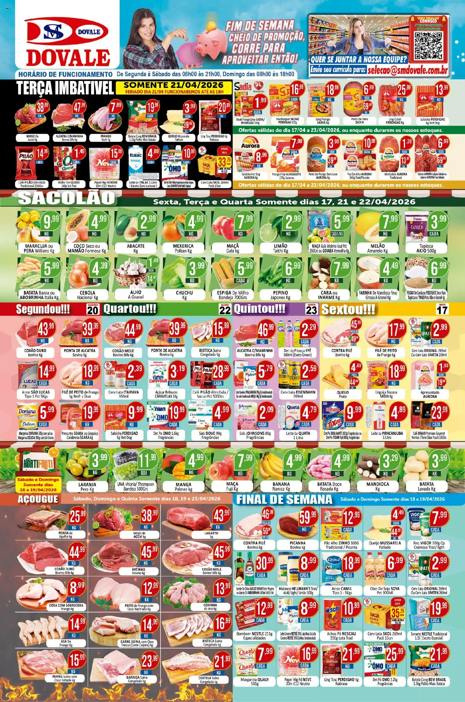 Pré-Visualização do folheto "Dovale - Ofertas da semana" da loja Dovale válido a partir de 17/04/2026