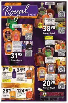 Ad Preview of Coborn's Crown Royal Month from 11/05/2025