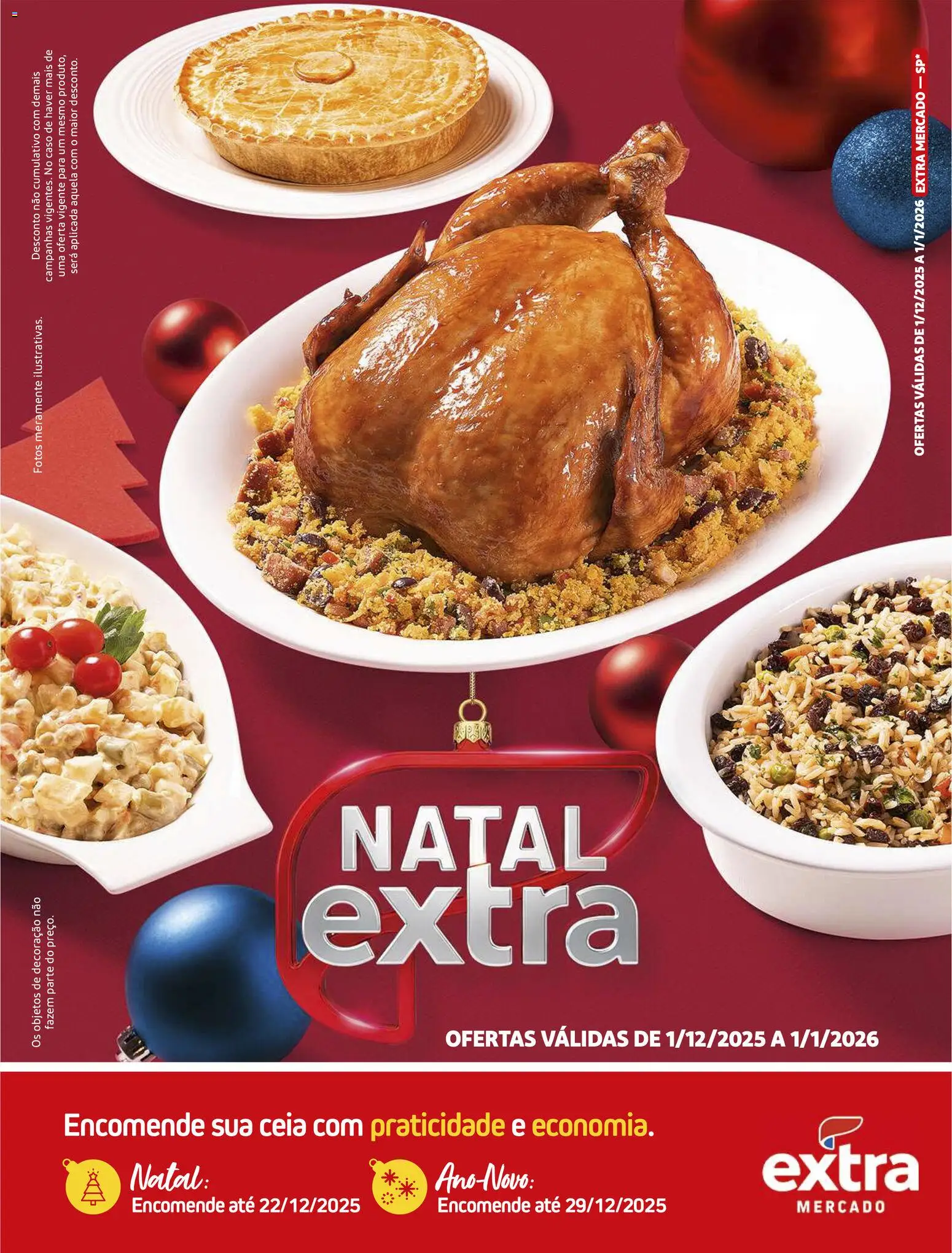 Pré-Visualização do folheto "Ofertas de Natal" da loja Extra válido a partir de 01/12/2025