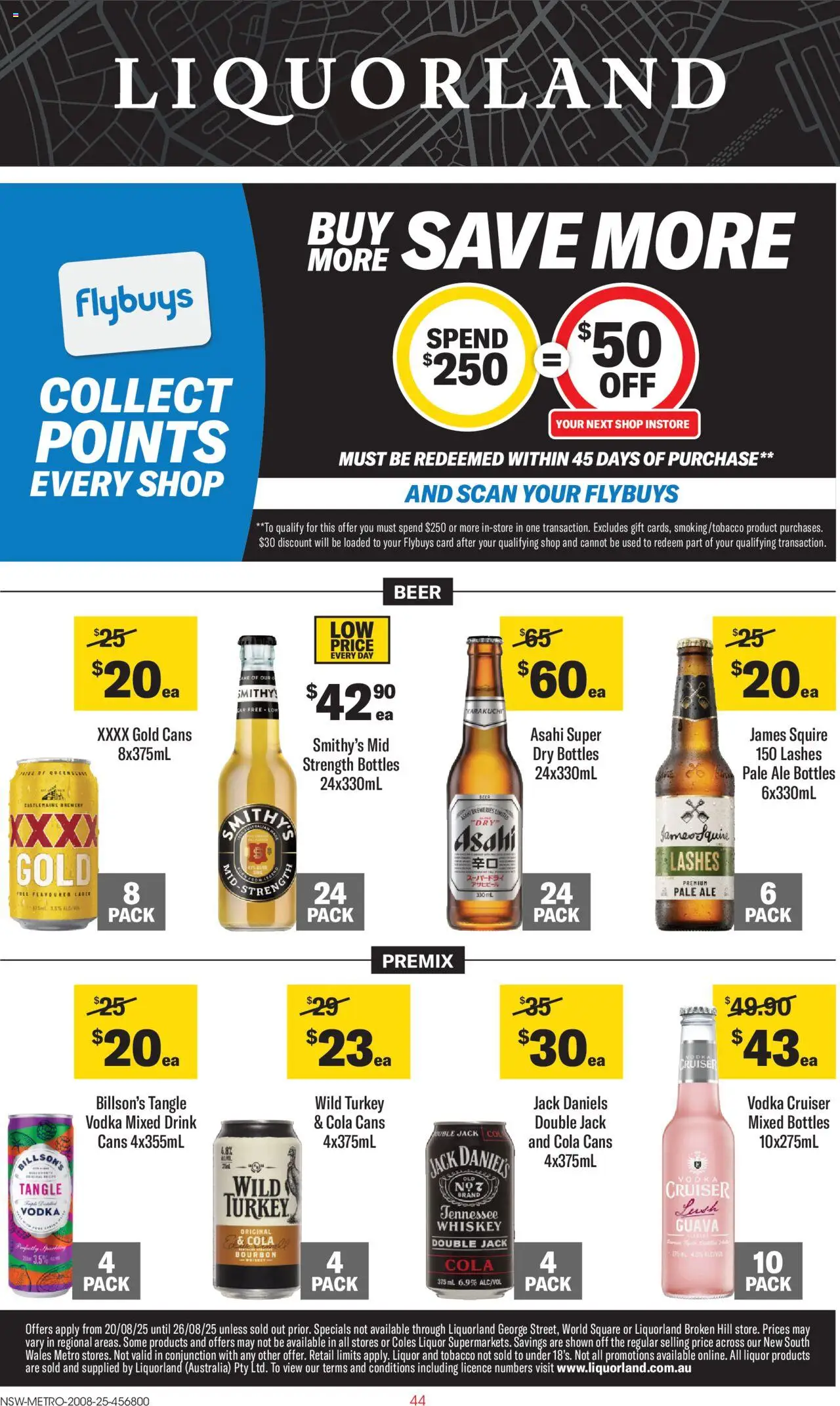 Liquorland catalogue valid from 20/08/2025 - page 1
