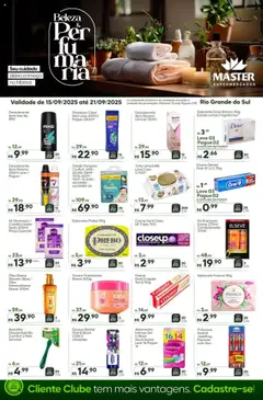 Pré-Visualização do folheto "Ofertas Especial Perfumaria" da loja Master válido a partir de 15/09/2025