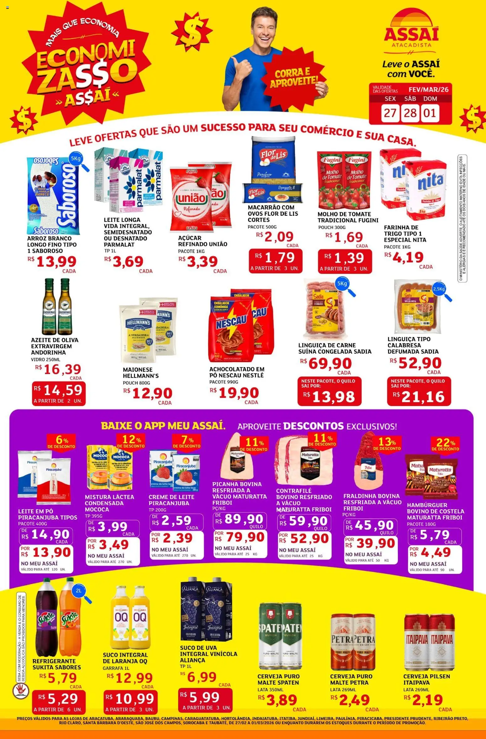 Pré-Visualização do folheto "Assaí Atacadista ofertas" da loja Assaí Atacadista válido a partir de 27/02/2026