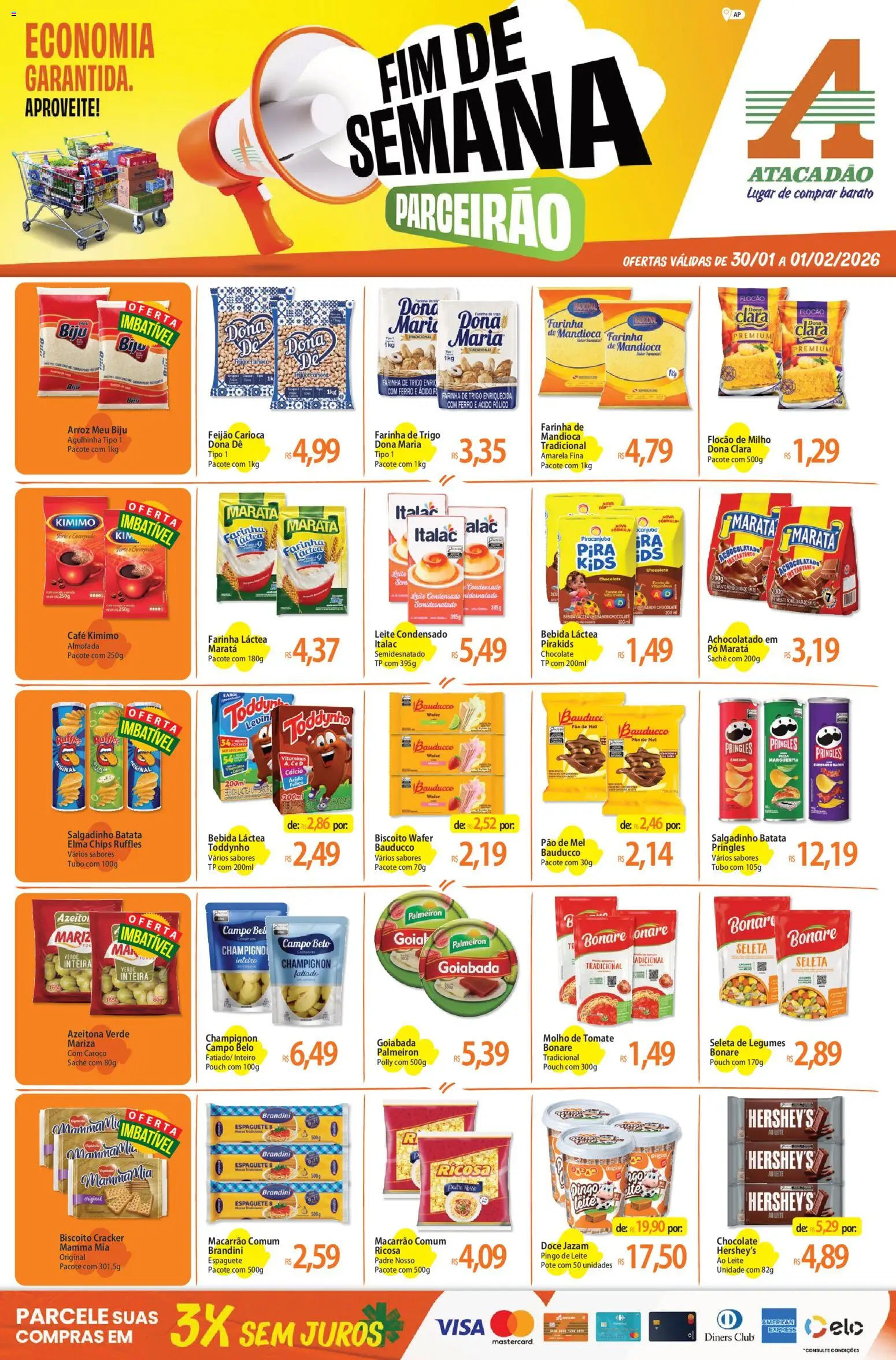 Pré-Visualização do folheto "Ofertas - AP" da loja Atacadão válido a partir de 30/01/2026