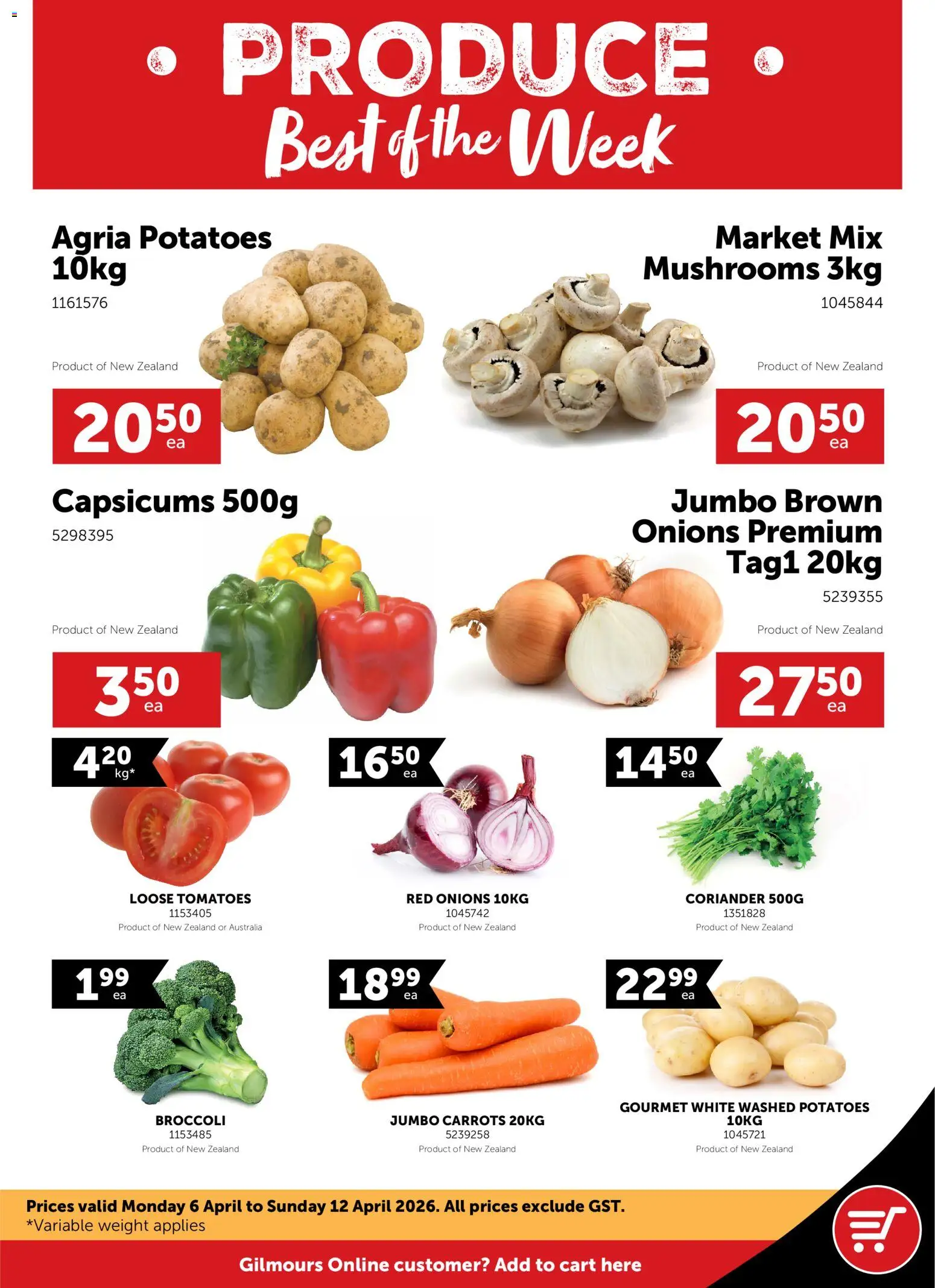 Preview of catalogue Gilmours catalogue from shop Gilmours valid 6 Apr 2026