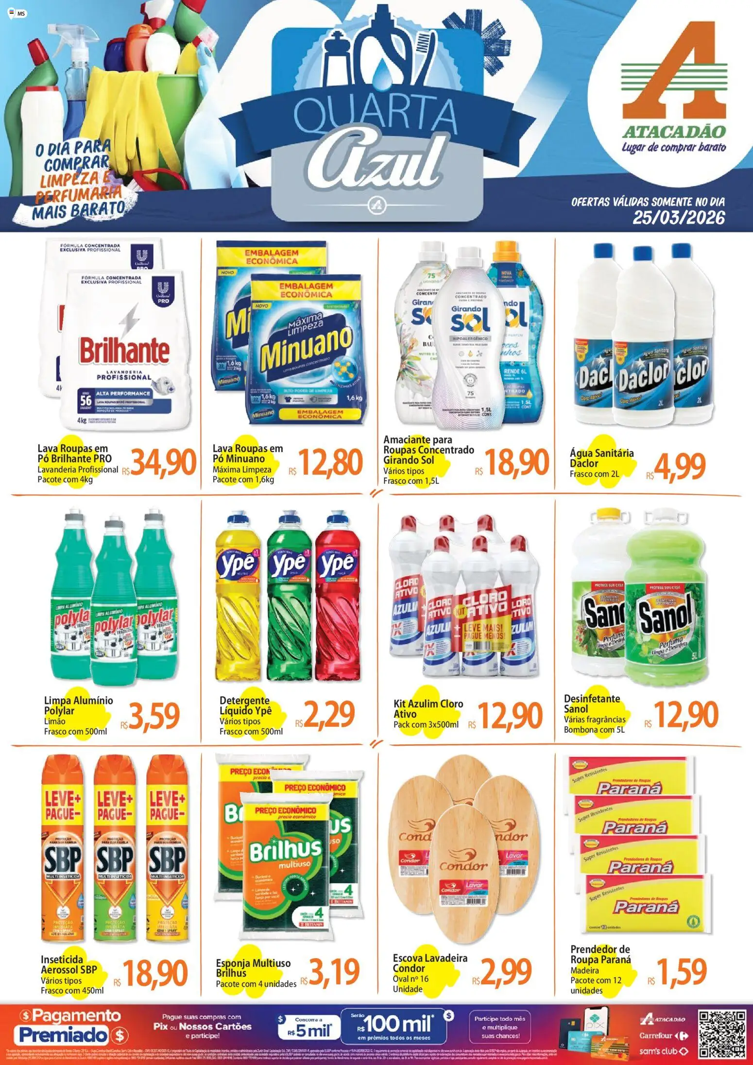 Pré-Visualização do folheto "Atacadão ofertas - MS" da loja Atacadão válido a partir de 25/03/2026