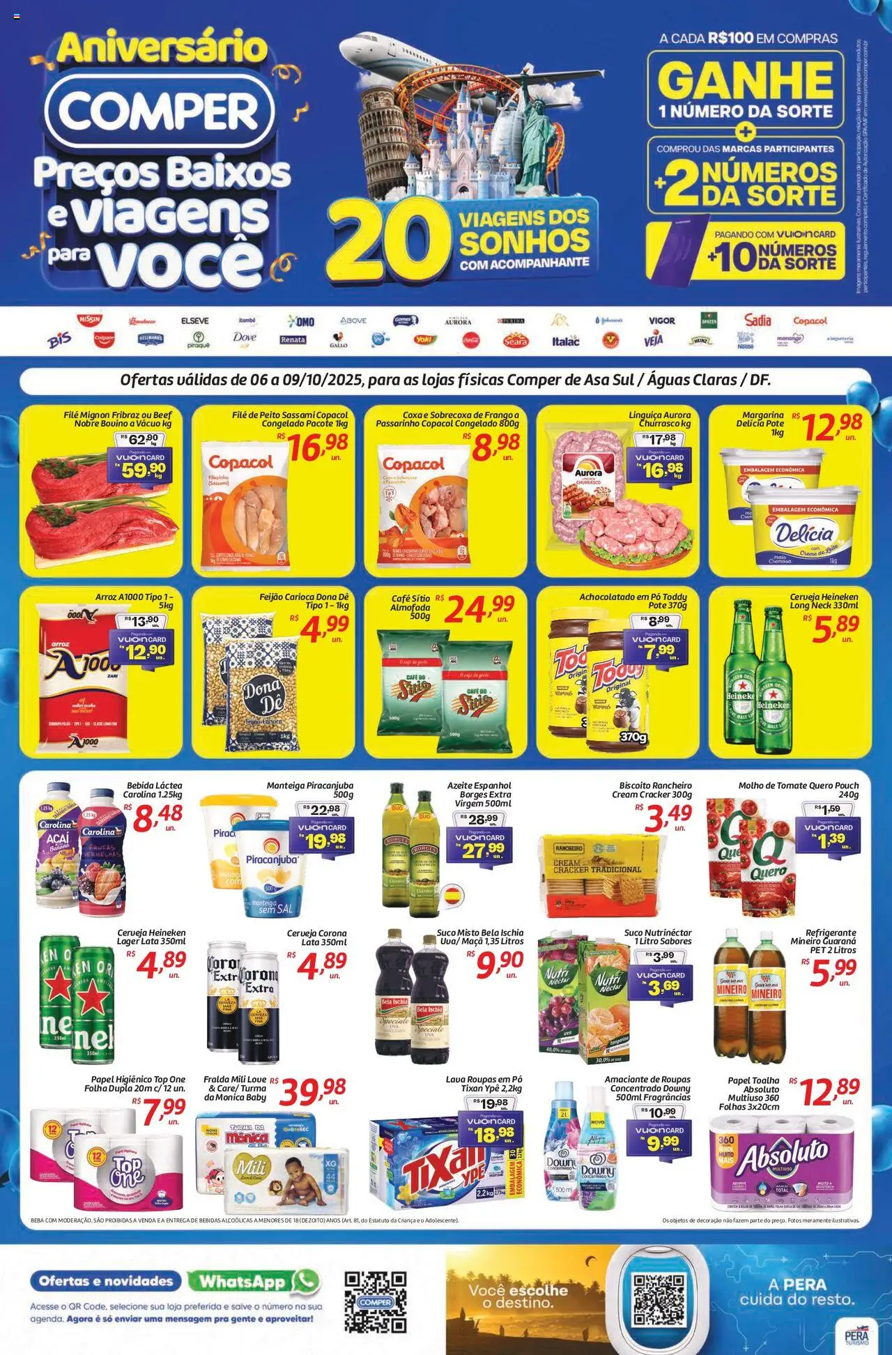 Comper folheto "Ofertas da semana" válido a partir de 06/10/2025 - número de página 1