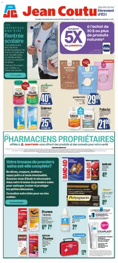 Un aperçu du dépliant Encart Professionnel du magasin Jean Coutu est valide à partir 28 août 2025