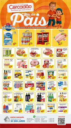 Pré-Visualização do folheto "Ofertas da semana" da loja Cercadão válido a partir de 15/08/2025