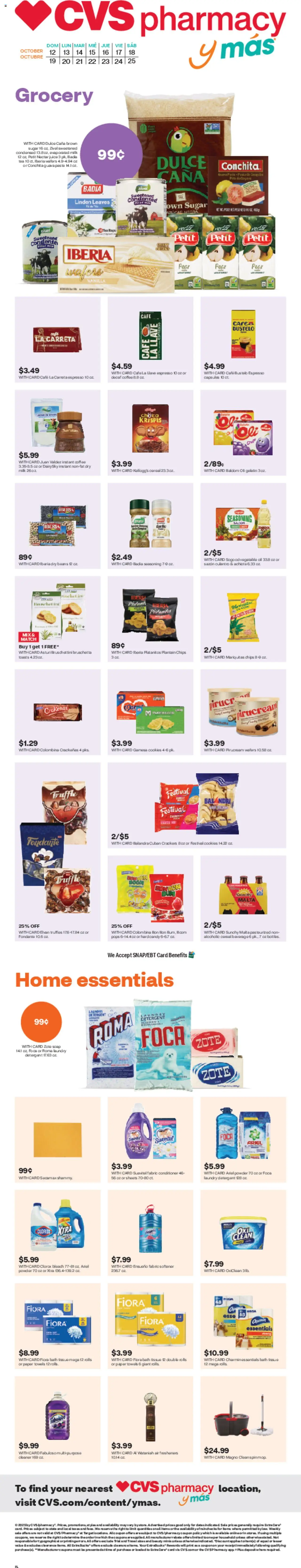 CVS Weekly Ad from 10/12/2025 - Flyer, Circular this week - Page number 1