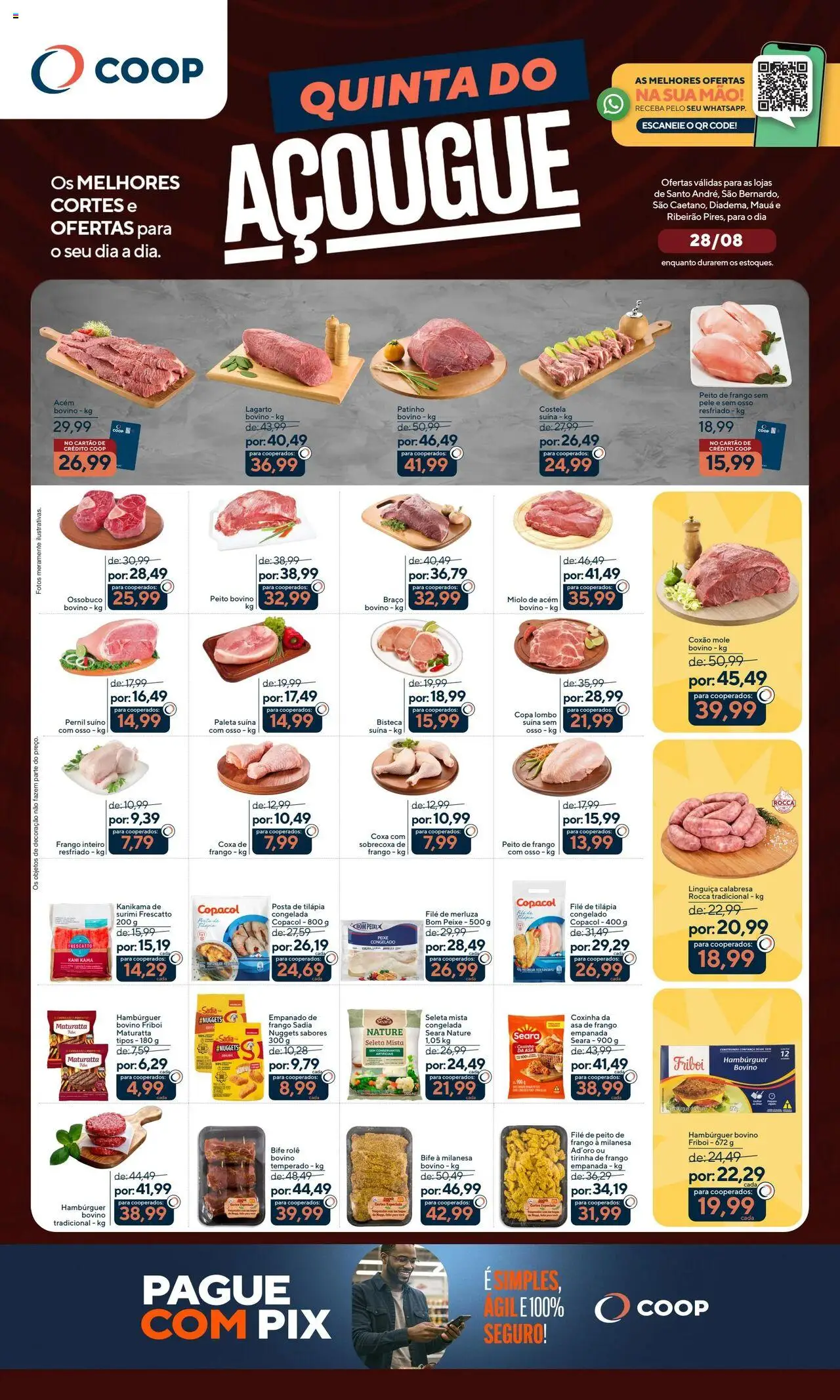 Coop folheto "Ofertas Quinta do Açougue" válido a partir de 28/08/2025 - número de página 1