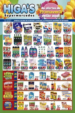 Pré-Visualização do folheto "Ofertas da semana" da loja Higa's Supermercado válido a partir de 24/09/2025