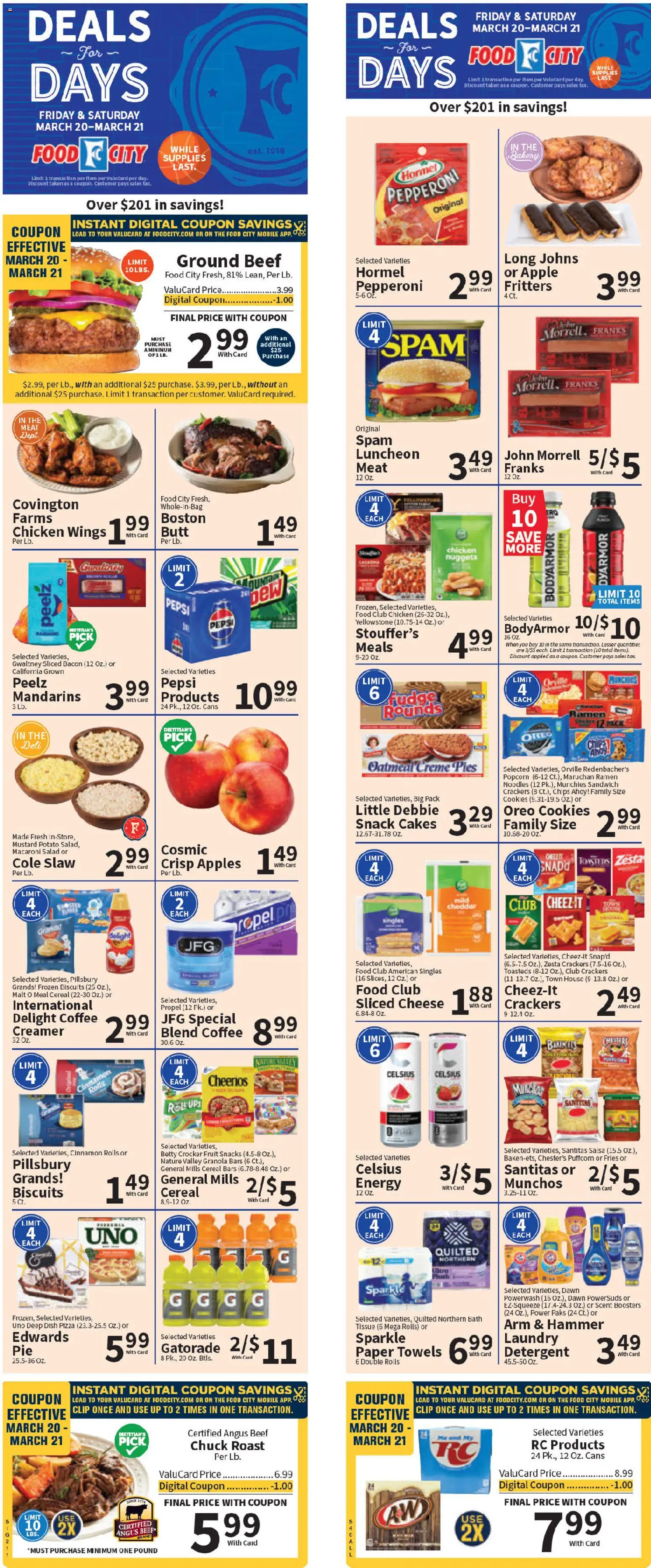 Ad Preview of Food City Food City Weekly Ad from 03/18/2026