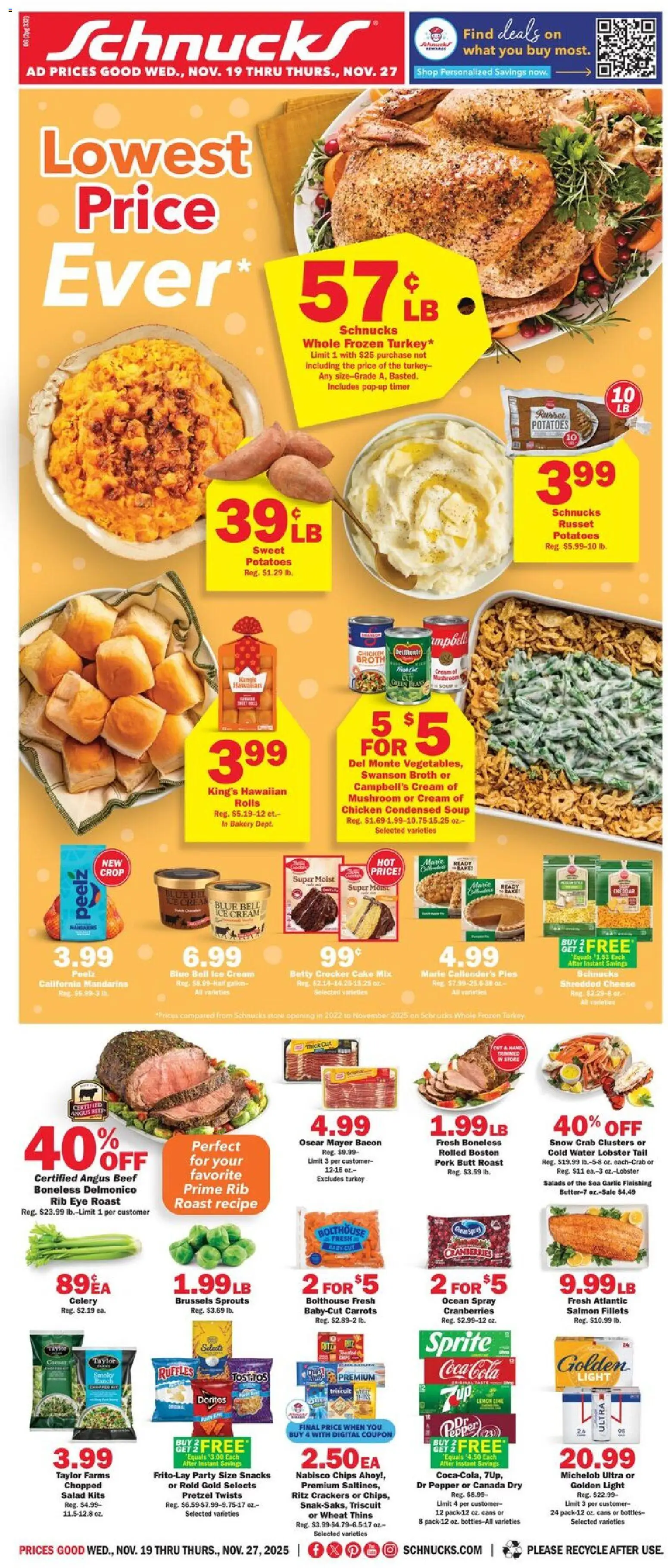 Ad Preview of Schnucks Ad from 11/19/2025