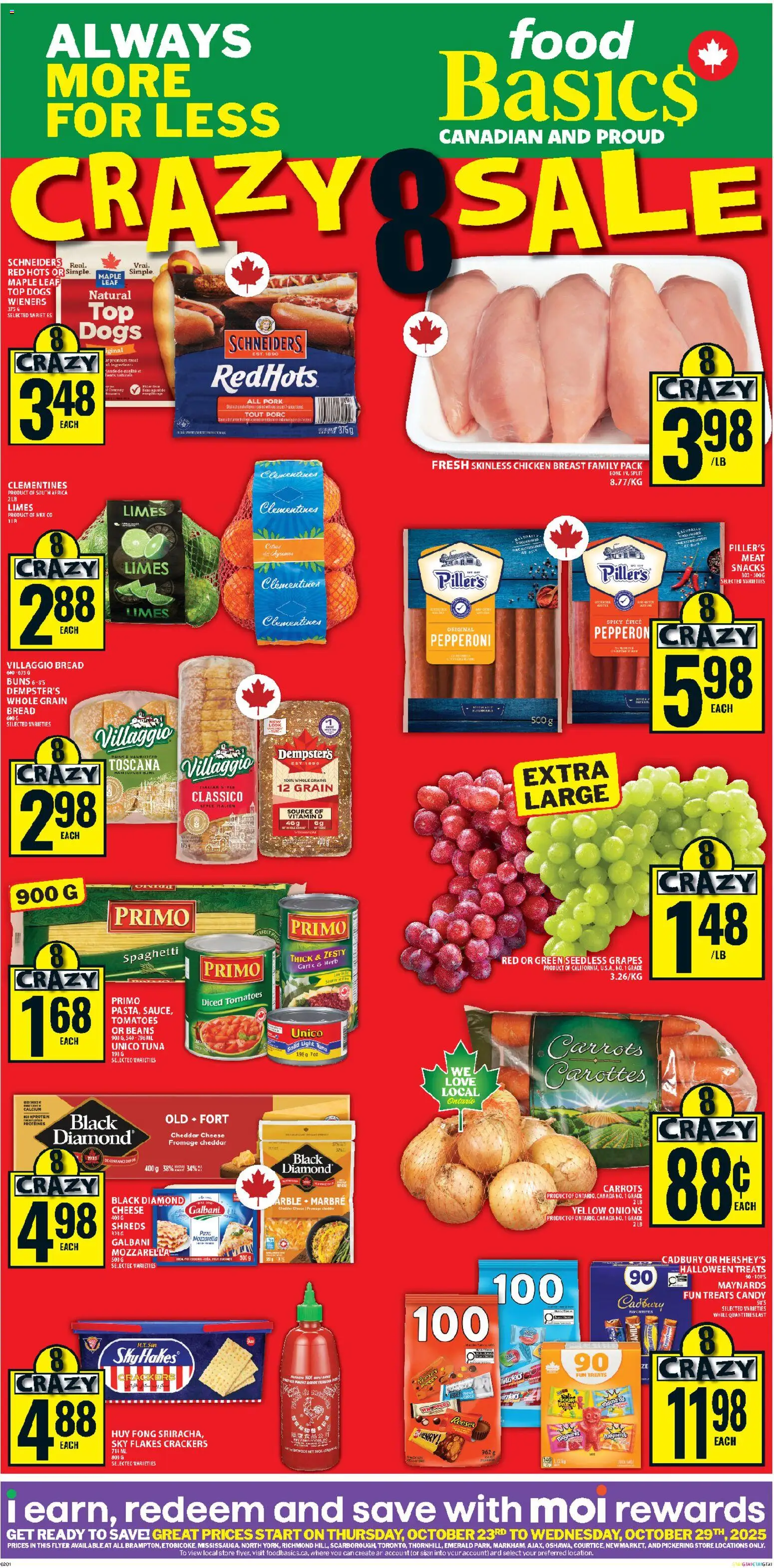 Food Basics flyer valid from Oct 23, 2025 - page number 1
