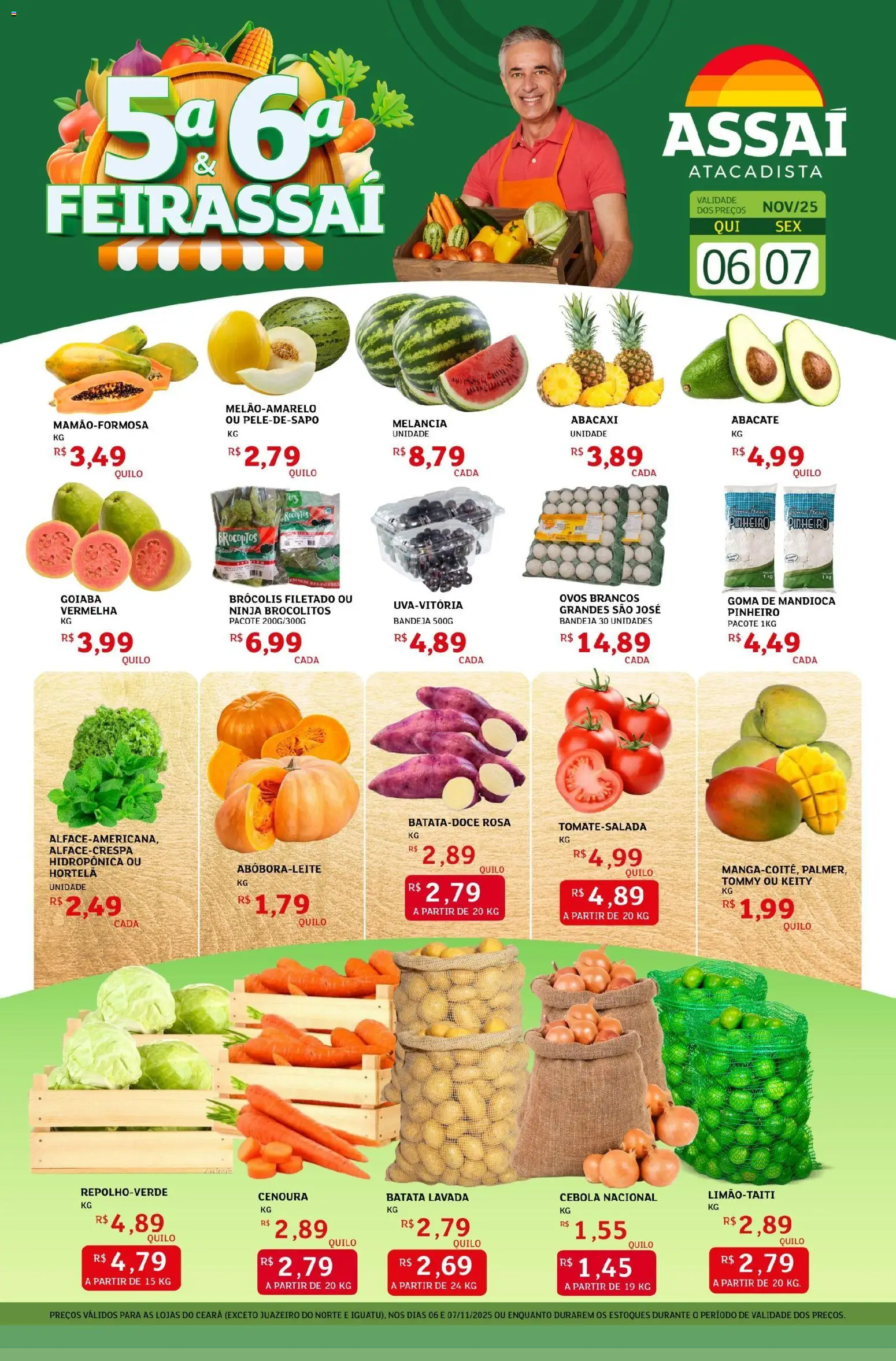 Pré-Visualização do folheto "Encarte - CE" da loja Assaí Atacadista válido a partir de 06/11/2025