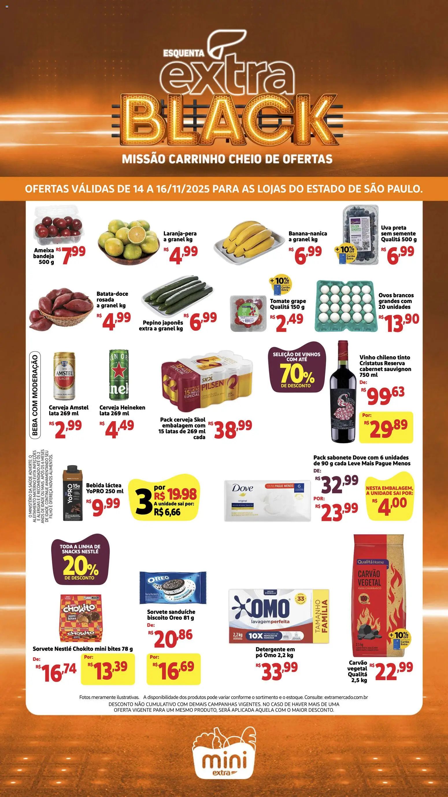 Pré-Visualização do folheto "Black Friday" da loja Mini Extra válido a partir de 14/11/2025