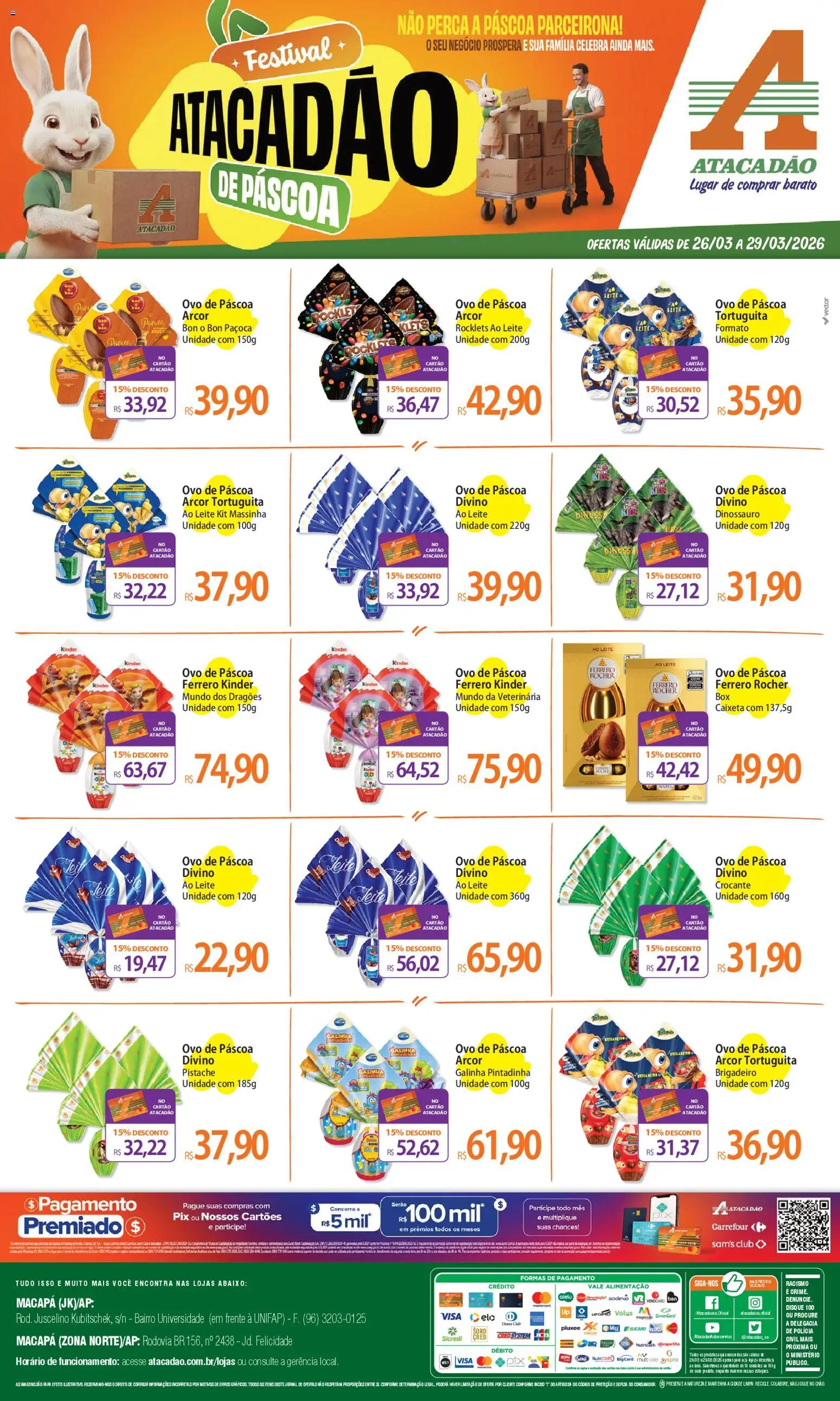 Pré-Visualização do folheto "Atacadão ofertas - AP" da loja Atacadão válido a partir de 26/03/2026