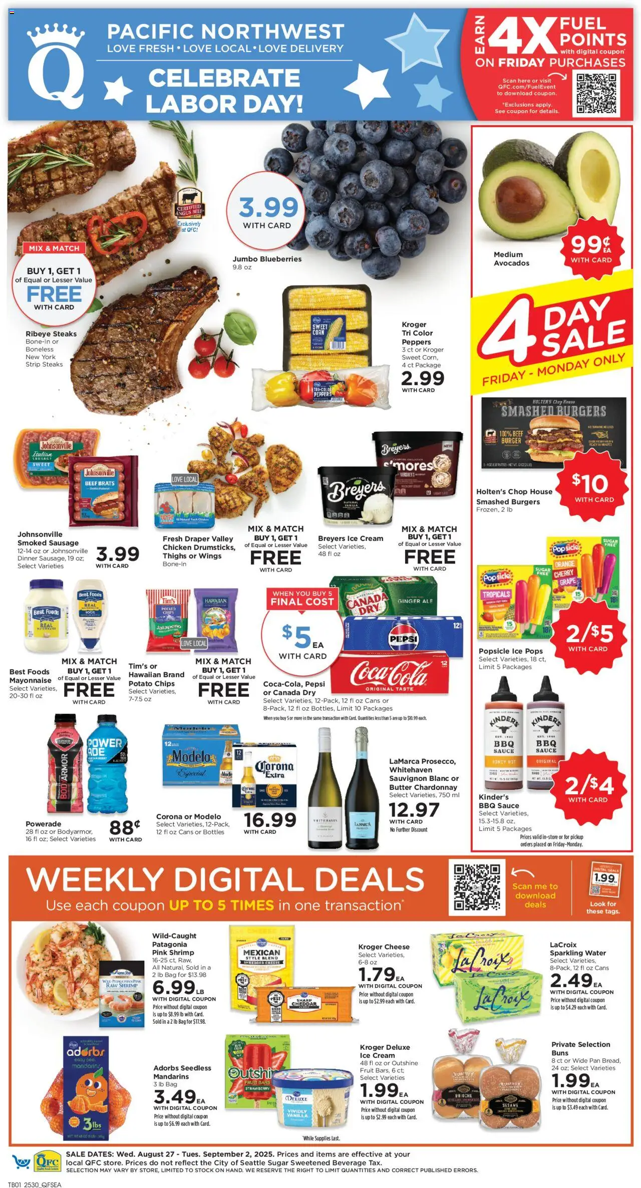 QFC Weekly Ad from 08/27/2025 - Flyer - Page number 1
