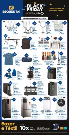 Pré-Visualização do folheto "Black Friday" da loja Sam's Club válido a partir de 20/11/2025 | Página: 3