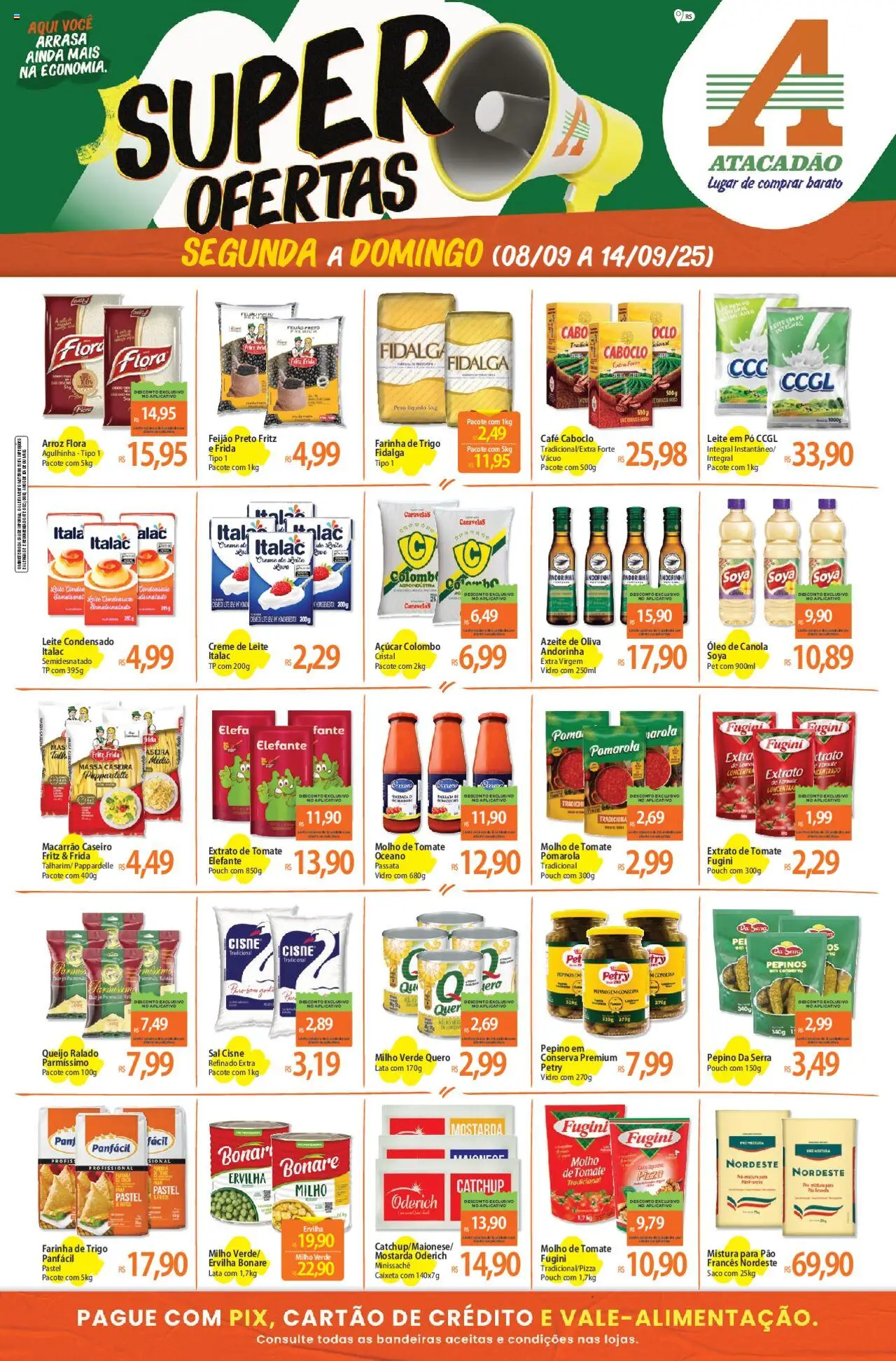 Atacadão folheto "Ofertas da semana" válido a partir de 08/09/2025 - número de página 1