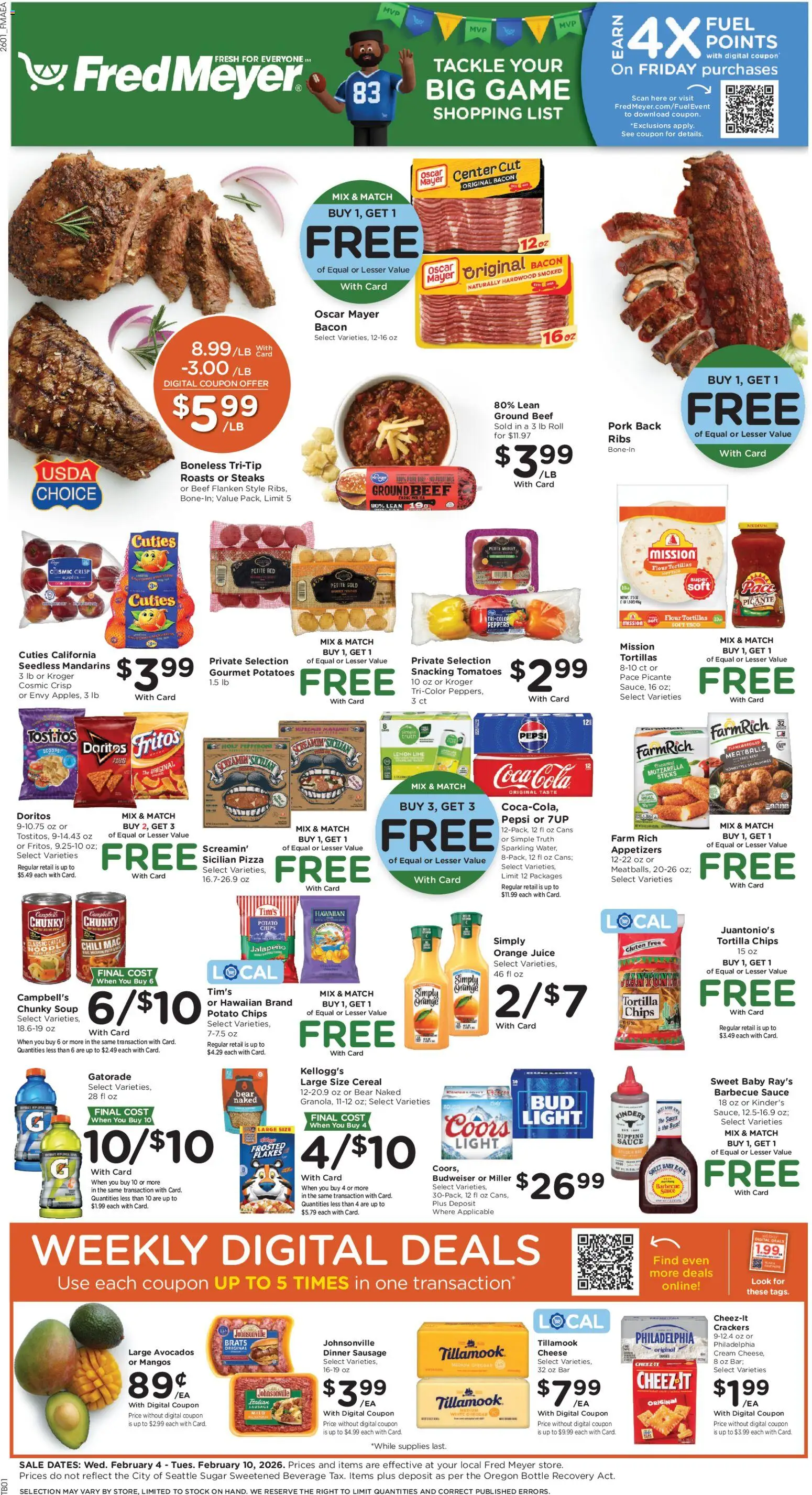 Ad Preview of Fred Meyer Weekly Ad from 02/04/2026
