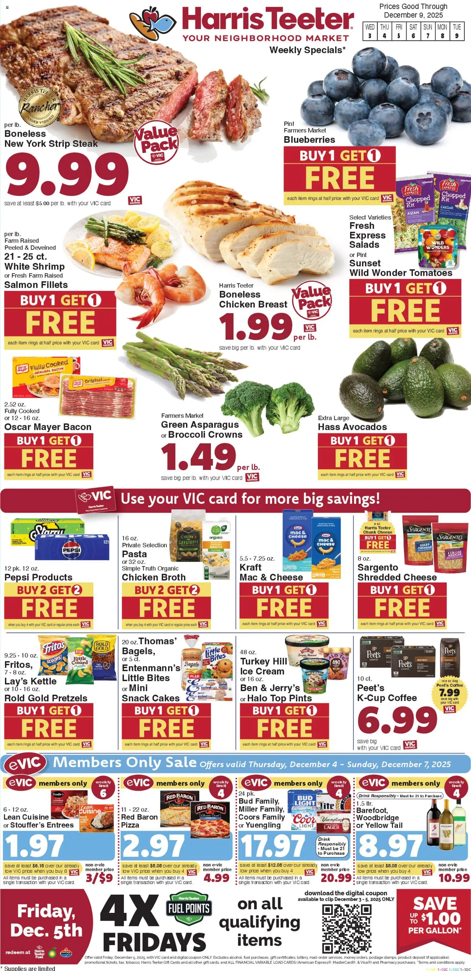 Ad Preview of Harris Teeter Weekly Ad - NC from 12/03/2025