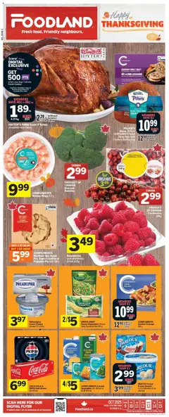 Preview of leaflet Weekly Flyer - NL from shop Foodland is valid from Oct 09, 2025